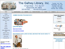 Tablet Screenshot of gafneylibrary.org